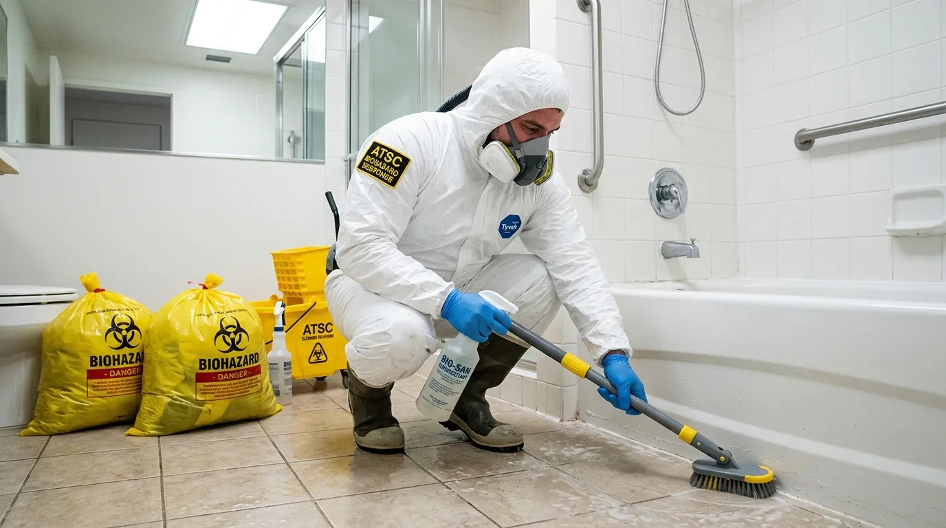 Decontamination equipment deployed for Blood Cleanup in West Saint Paul